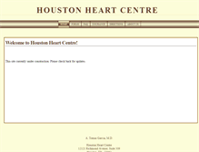 Tablet Screenshot of houstonheartcentre.com